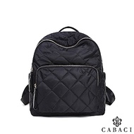 CABACI 經典菱格繡線後背包