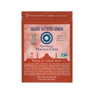 Blue Lotus Chai - Mandarin Masala Chai - Makes 17 Cups - 0.5 oz Pouch Masala Spiced Chai Powder with Organic Spices - Instant Indian Tea No Steeping - No Gluten