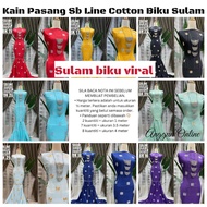 Kain Pasang  Sulam Biku Viral/Kain Sb Line Sulam Biku Exclusive / Kain Pasang Raya 2023/Kain Sb Line Cotton Biku Sulam