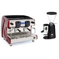 出租租賃租購-LA SCALA Tosca A/2 義大利 營業用 雙孔 半自動咖啡機+楊家磨豆機--【良鎂】