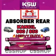 Perodua Kancil 660 850 Oil Performance Shock Absorber Rear Set KSW Heavy Duty Twin Valve