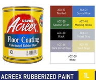 Davies Acreex Rubberized Floor Coating Paint 1 Liter