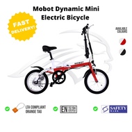 🇸🇬🚲[FREE BUNDLE] Mobot Dynamic Mini Electric Bicycle | E-bike | SG E bike | 16 Inch | 36V 8 AH | LTA Approved Ebike