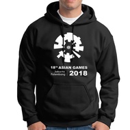Jaket Sweater Hoodie Jumper Asian Games 2018 Pria Wanita