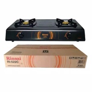 Kompor Gas Rinnai RI-522C 2 Tungku Baru