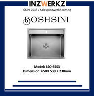 BOSHSINI BSQ6553 Kitchen Sink With Nano Coating