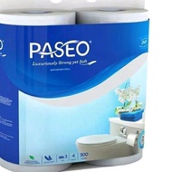4 Roll EMBOSSED Toilet Paseo Tissue 3 ply / 4 Roll Embossing Paseo Tissue