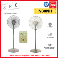 KDK N30NH Living Fan 12" with Remote