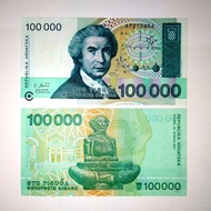 Uang croatia/croasia 100000 dinara 1993 UNC