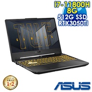 【潮電競】ASUS  TUF Gaming FX506HEB-0042A11800H 幻影灰(i7-11800H/8G/RTX3050Ti-4G/512G SSD/W10/FHD/15.6/144Hz)