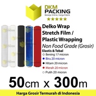Stretch Film 50cm x 300m Plastic Wrapping DELKO WRAP / Unit
