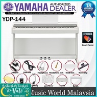 Yamaha Arius YDP-144 Rosewood White 88 Key Digital Piano Complete Bundle (YDP144 / YDP 144)