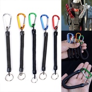 Retractable Plastic Spring Elastic Rope Security Gear Tool for Airsoft Out