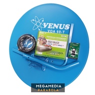 Paket parabola mini K-vision dish 60cm komplit siap pasang
