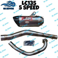 AHM Yamaha LC135 4 Speed 5 Speed / LC135 5S / LC5S Racing Exhaust M3 SPR 32mm / SZR 35mm Ekzos Ezos