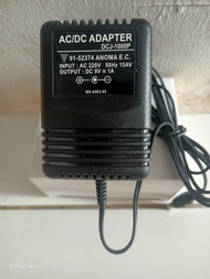 adaptor 9v 1a untuk keyboard casio 9 volt