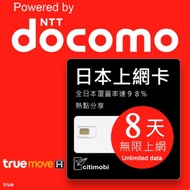 日本上網卡 - 8天吃到飽(Docomo訊號)