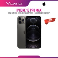 Apple iPhone 12 Pro Max (128GB,256GB,512GB) 5G smartphone,1 year warranty