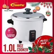 PowerPac  Rice Cooker 1L with Aluminium inner pot  (PPRC4)