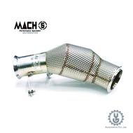 MACH5 高流量帶三元催化頭段 當派 排氣管 BMW F30 F31 335i N55 底盤系統【YGAUTO】