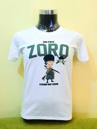 Baju One Piece Print Serap Baju One Piece Original T-Shirt Roronoa Zoro