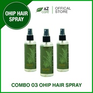 Combo 03 Ohip OHIP HAIR SPRAY No.1 Korean Herbal Solution to Hair Loss, Graying and Baldness
