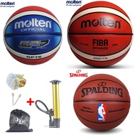 【Spot goods】◙◊Molten GG7X GP76  GG6 GW5 FIBA official basketball ball and Spalding 74-602Y /Kobe bla
