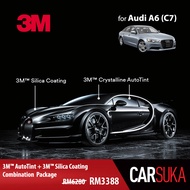 [3M Sedan Gold Package] 3M Autofilm Tint and 3M Silica Glass Coating for Audi A6 (C7), year 2011 - 2016 (Deposit Only)