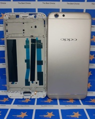 Kesing Oppo F1S Fullset Oppo A59 Backdoor + Bezel Frame Lcd Tulang Tengah Full set Casing Original