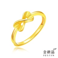【金緻品】黃金尾戒 日系蝴蝶結 0.47錢(金飾 黃金戒指 9999純金戒指 防小人 小資必備)