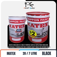 $2 CASHBACK for 20L Nippon Paint Matex Emulsion [All Colours Available 7L/ 20L] for Ceiling &amp; Wall Maximum Coverage &amp; Hiding Power
