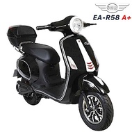 【e路通】EA-R58 A+ 小偉士 52V有量鋰電池 前後鼓煞車 電動車(電動自行車)