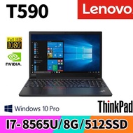 Lenovo ThinkPad T590 15.6吋 FHD I7-8565U/8G/512GSSD/MX250/3年保固 贈防震側背包、美型滑鼠