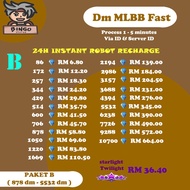 mlbb diamond free fire diamonds topup PROMO MLBB (878 dm - 5532 dm ) ! TOP UP ML / TOP UP MLBB/MLBB ! Very Fast, within