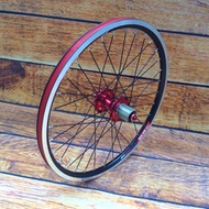Self-made wheels / 18 inch 20 inch 451 disc V-brake BMX folding bike bicycle training wheel set