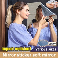 Mirror sticker    soft mirror mirror sticker wall sticker glass wallpaper