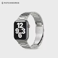 PATCHWORKS Apple Watch 不鏽鋼錶帶 42/44mm專用- 銀色