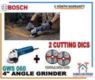 BOSCH Angle Grinder GWS 060 Professional 4" (100mm) angle grinder 12000rpm (6months warranty Option to purchase with bundle of cutting disc or grinding disc)
