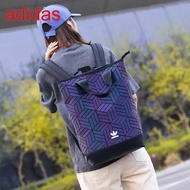 Adidas Originals geometric 3D roll top backpack รุ่นใหม่ชนช้อป!!กระเป๋าเป้สะพายหลัง