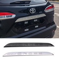 Suitable For 22 Types Toyota corolla cross Rear Bumper Trim Strip Modification Dedicated Trunk Decoration Bright