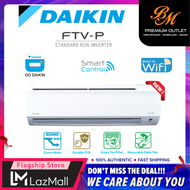 DAIKIN R32 Standard Non - Inverter Smart Control - Wifi Air Conditioner - FTV Model Air Cond / 1.0HP FTV28PB RV28F / 1.5HP FTV35PB RV35F / 2.0HP FTV50PB RV50F / 2.5HP FTV60PB RV60F