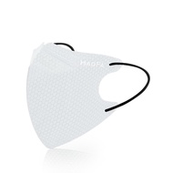 N95【HAOFA x MASK】3D 氣密型立體口罩 雪狐白 成人款│50入/盒