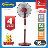 PowerPac Stand Fan 16 inch Standing fan with Timer (PPFS50)