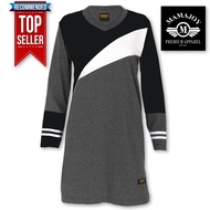 BEST SELLER! NEW! Muslimah Women Long Sleeve Cotton Tshirt Dress Blouse Suit Maternity Nursing Top Wear Couple Big Plus Size Baju Jubah Kemeja T Shirt Ibu Hamil Labuh Wanita Perempuan Abaya Lengan Panjang Murah Viral ODEEN FM501 (CHARCOAL) by MAMAJOY