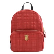BURBERRY 專櫃商品 8024221 绗缝羔羊皮後背包.紅