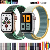 สายรัดข้อมือไนล่อน50สีสำหรับApple Watch,ซีรี่ส์3/2/1 38มม. 42มม. สายรัดข้อมือสปอร์ตสำรองเนื้อผ้าระบายอากาศได้ดีไม่แข็งสำหรับApple Watchซีรี่ส์6 /Se/5/4 40มม. 44มม.