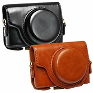Kamera for Sony RX100/RX100M2/RX100M3 兩件式皮質包 時尚簡約設計,內裝絨布包覆