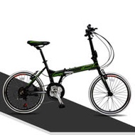 SPORTONE U15 20吋451輪組 21速SHIMANO鋁合金折疊車 前後快拆/DAHON式龍頭立管八角管鑽石車架
