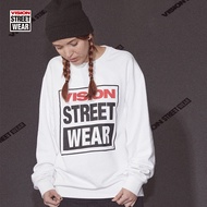 VISION STREET WEAR Classic series BOXLOGO street trend round neck sweater new