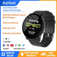 🎁ของขวัญปีใหม่ที่ดีที่สุด Aolon W8 สมาร์ทวอทช์หน้าจอสีใหม่ล่าสุดนาฬิกา Smartwatch ติดตามการออกกำลังกายโทรหรือข้อความเตือนการนอนหลับการตรวจสอบสมาร์ทวงกีฬาสำหรับ Android IOS iPhone ถูก PK samsung smart watch ของแท้ นาฬิกา ข้อมือผช